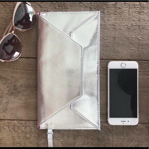 Silver Envelop Clutch